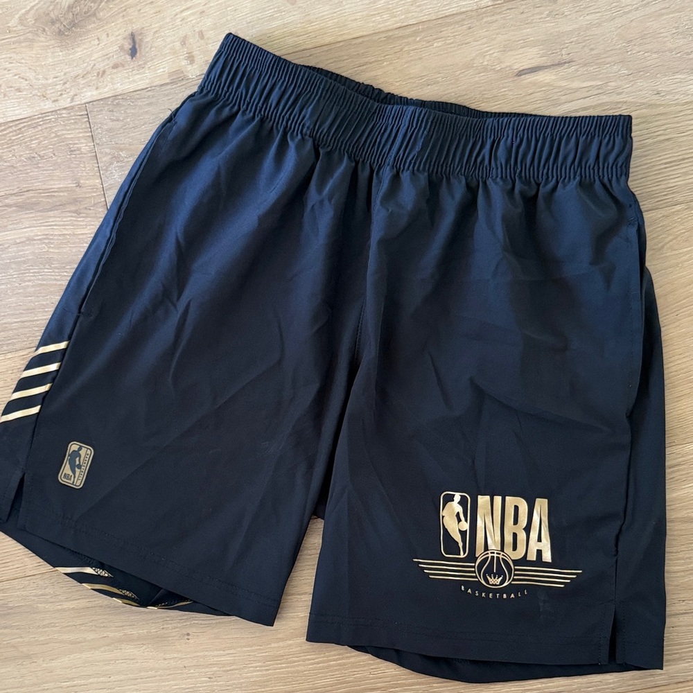 NBA Black & Gold Men's Athletic Shorts 🏀🔥